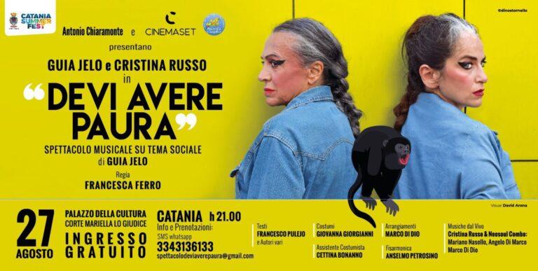 Guia Jelo in “Devi avere paura”: in scena contro i demoni della vita